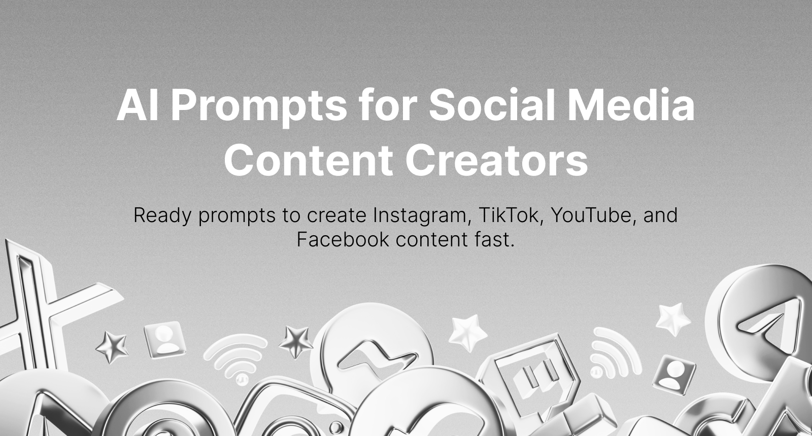 AI Prompts for Social Media Content Creators